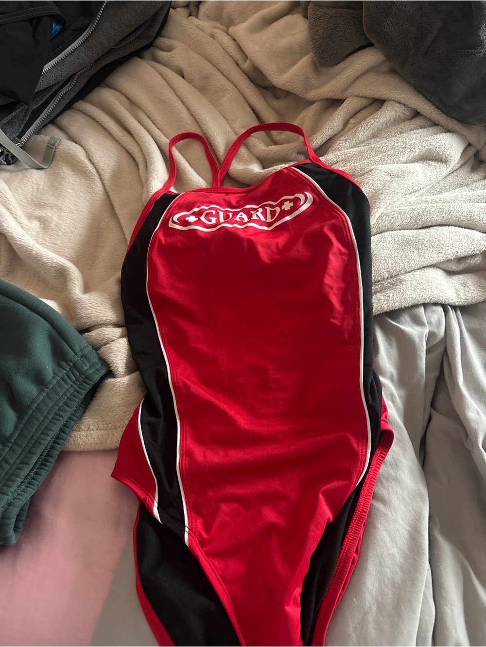 Red Guard One-Piece Swimsuit
